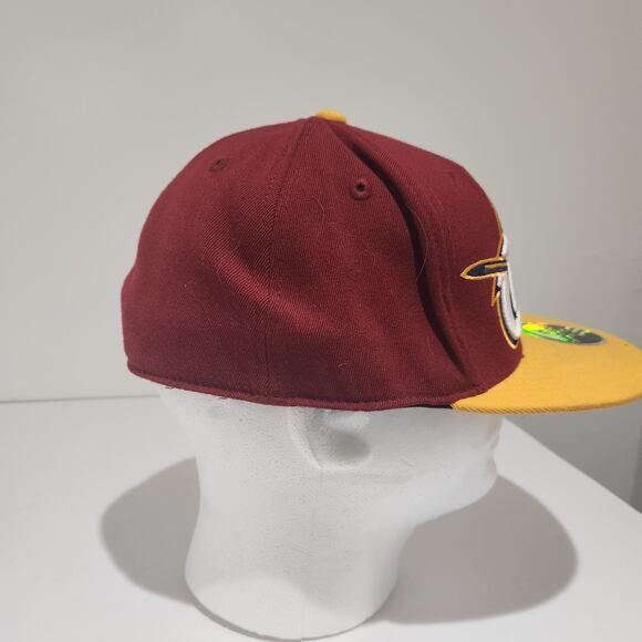 Cleveland Cavaliers Wine and Gold Fitted Adidas Hat size 7 1/4 to 7 5/8 - Picture 4 of 7